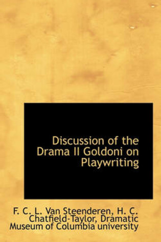 Cover of Discussion of the Drama II Goldoni on Playwriting