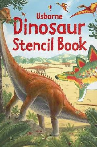 Cover of Usborne Dinosaur Stencil Book