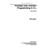 Book cover for Portable User Interface Programming in C++