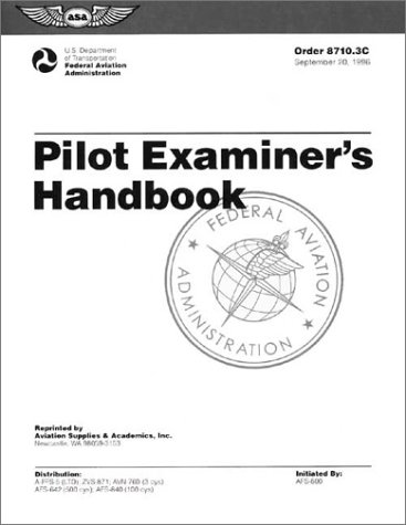 Book cover for Pilot Examiner's Handbook