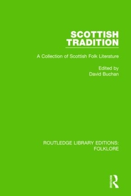 Book cover for Scottish Tradition (RLE Folklore)