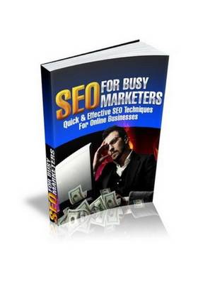 Book cover for Seo for Busy Marketers - Seo Secrets