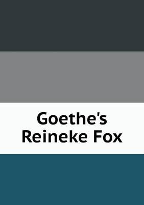 Book cover for Goethe's Reineke Fox