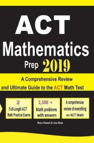 Cover of ACT Mathematics Prep 2019