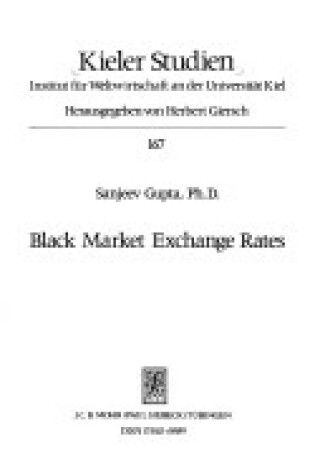 Cover of Black Market Exchange Rates