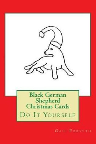 Cover of Black German Shepherd Christmas Cards