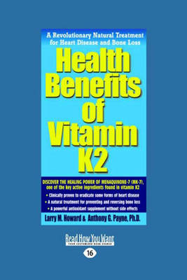 Book cover for Health Benefits of Vitamin K2