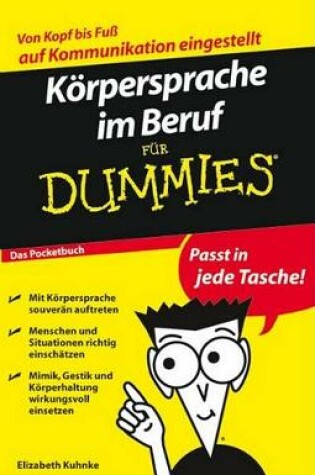 Cover of Korpersprache Im Beruf Fur Dummies Das Pocketbuch