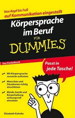 Cover of Korpersprache Im Beruf Fur Dummies Das Pocketbuch