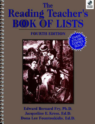 Book cover for The Reading Teachers Book of Lists