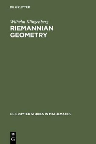 Cover of Riemannian Geometry