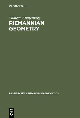 Book cover for Riemannian Geometry