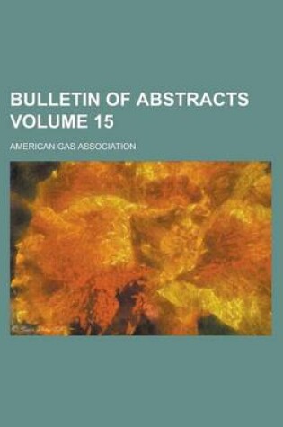 Cover of Bulletin of Abstracts Volume 15