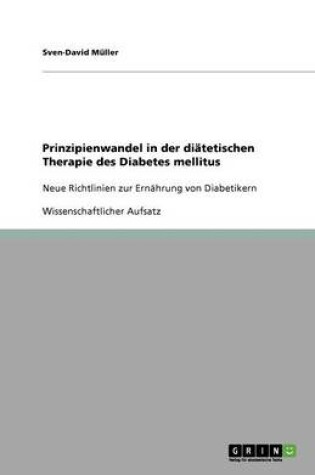 Cover of Prinzipienwandel in der diatetischen Therapie des Diabetes mellitus