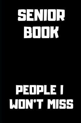 Book cover for People I Won't Miss