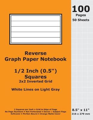 Book cover for Reverse Graph Paper Notebook