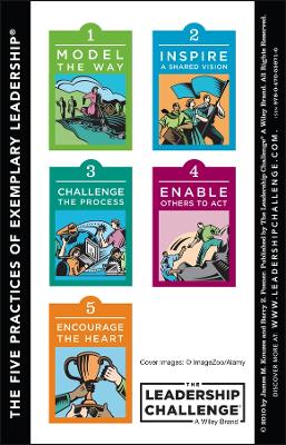 Book cover for The Leadership Challenge Workshop Card, 4e: Side A - The Ten Commitments of Leadership; Side B - The Five Practices of Exemplary Leadership