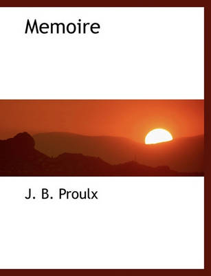 Book cover for Memoire