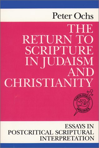 Book cover for The Return to Scripture in Judaism and Christianity