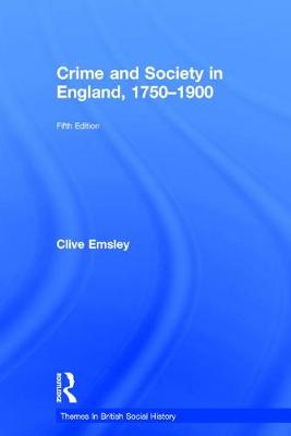 Cover of Crime and Society in England, 1750–1900