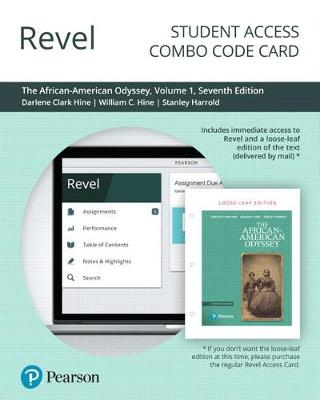 Book cover for Revel for the African-American Odyssey, Volume 1 -- Combo Access Card