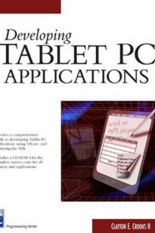 Cover of Developing Tablet PC Applications