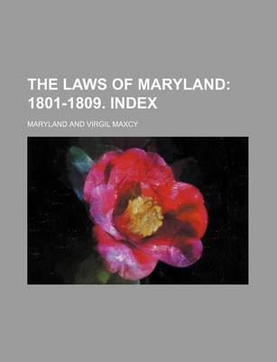 Book cover for The Laws of Maryland