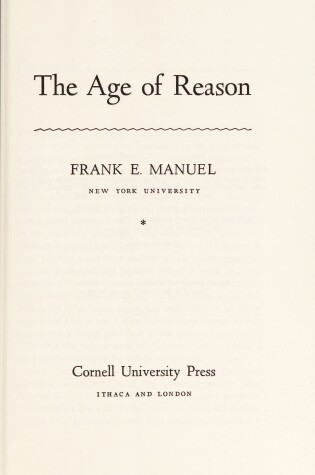 Cover of Age of Reason