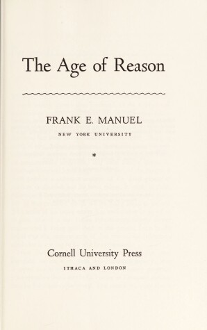 Book cover for Age of Reason