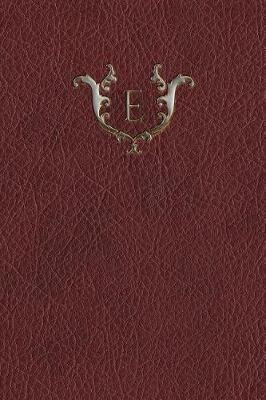 Book cover for Monogram "e" Any Day Planner Journal
