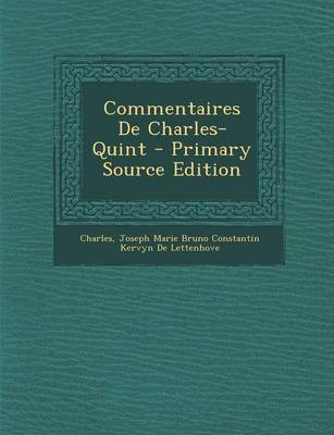 Book cover for Commentaires de Charles-Quint