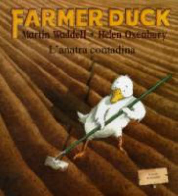 Book cover for Farmer Duck in Italian and English