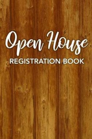 Cover of Open House Registration Book