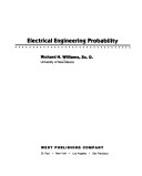 Book cover for Electrical Engineering Probability