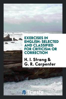 Book cover for Exercises in English