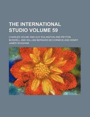 Book cover for The International Studio Volume 59