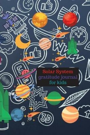 Cover of Solar system gratitude journal for kids