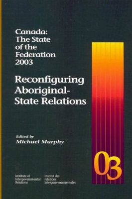 Book cover for Canada: The State of the Federation 2003