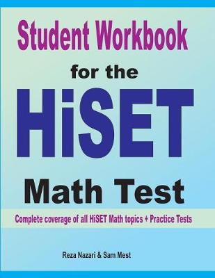 Book cover for Student Workbook for the HISET Math Test