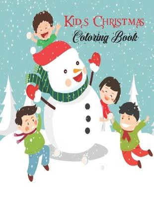 Book cover for Kids Christmas Coloring Book