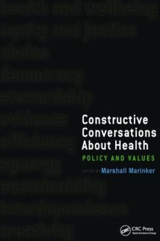 Cover of Constructive Conversations About Health