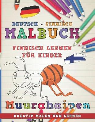 Book cover for Malbuch Deutsch - Finnisch I Finnisch Lernen F