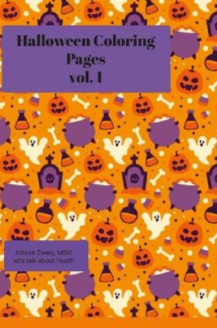 Cover of Awesome Halloween coloring book (for kids!)