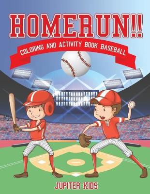 Book cover for Homerun!! Coloring and Activity Book Baseball