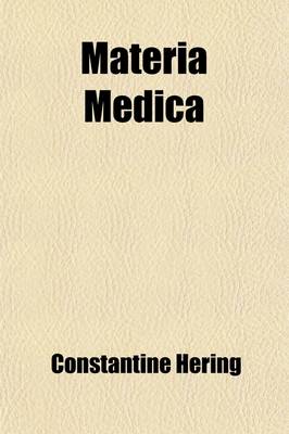 Book cover for Materia Medica; With a Pathological Index