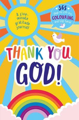 Book cover for Thank you, God! - A five-minute gratitude activity book!