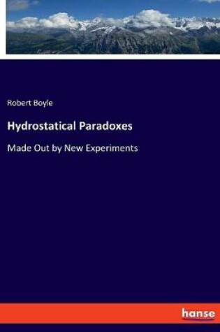 Cover of Hydrostatical Paradoxes