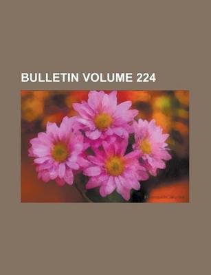 Book cover for Bulletin Volume 224