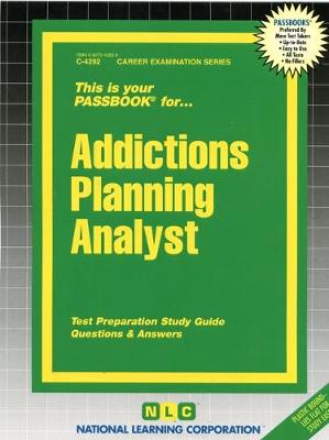 Cover of Addictions Planning Analyst