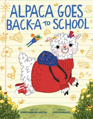 Book cover for Alpaca Goes Back-a to School